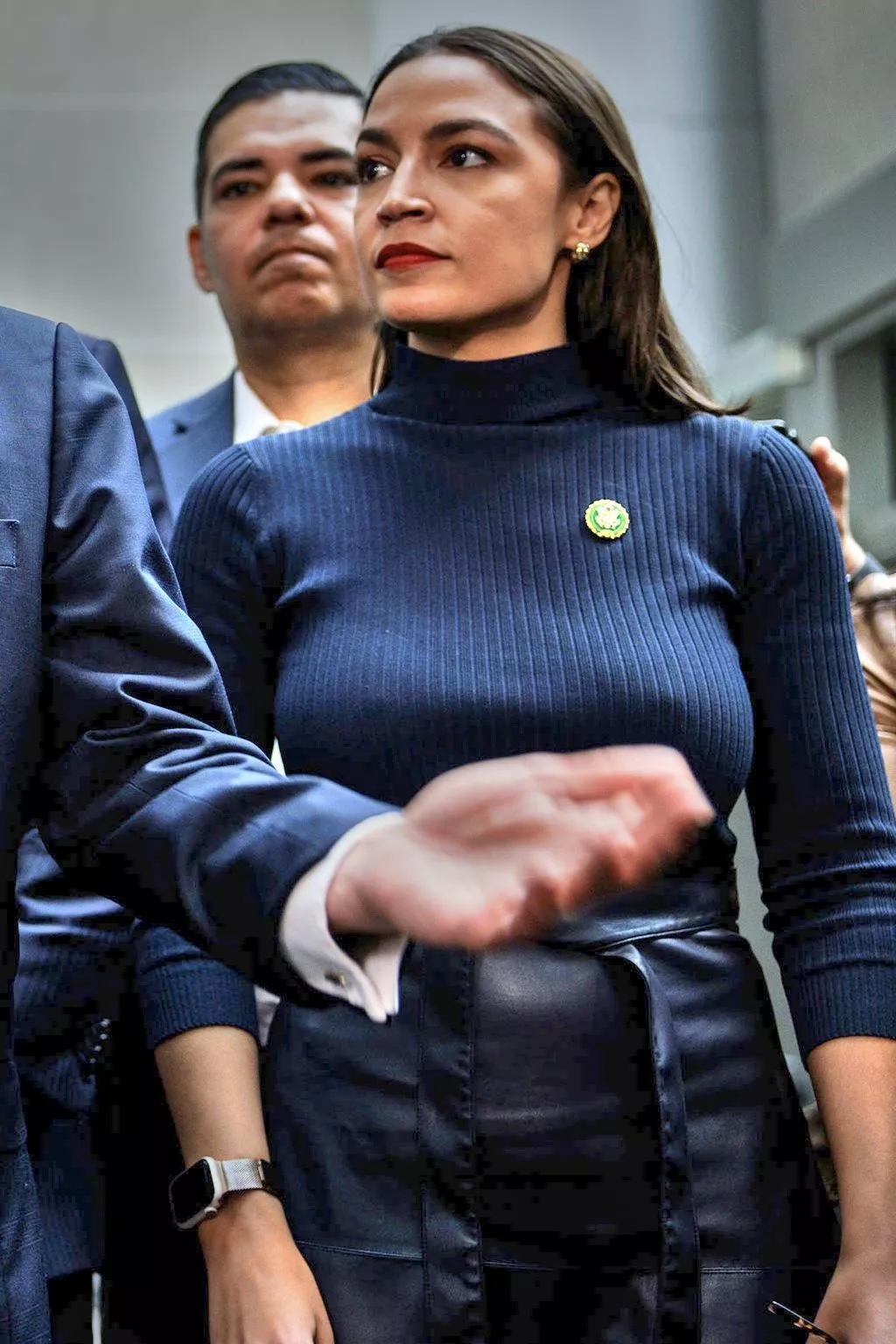 AOC during her latest appearance posted by a-few-more