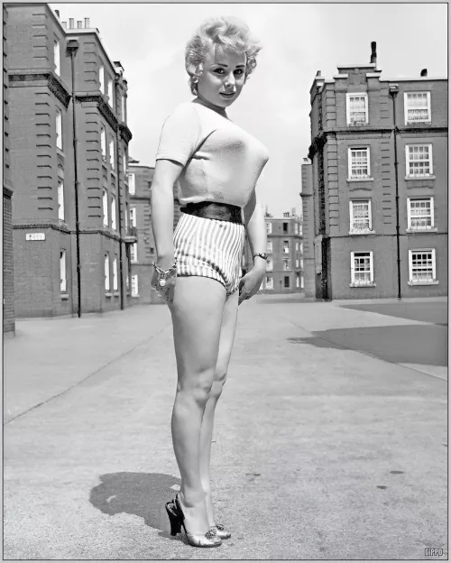 Barbara Windsor, looking a bit Sophia Loren, 1950's  by MugPuntertoo