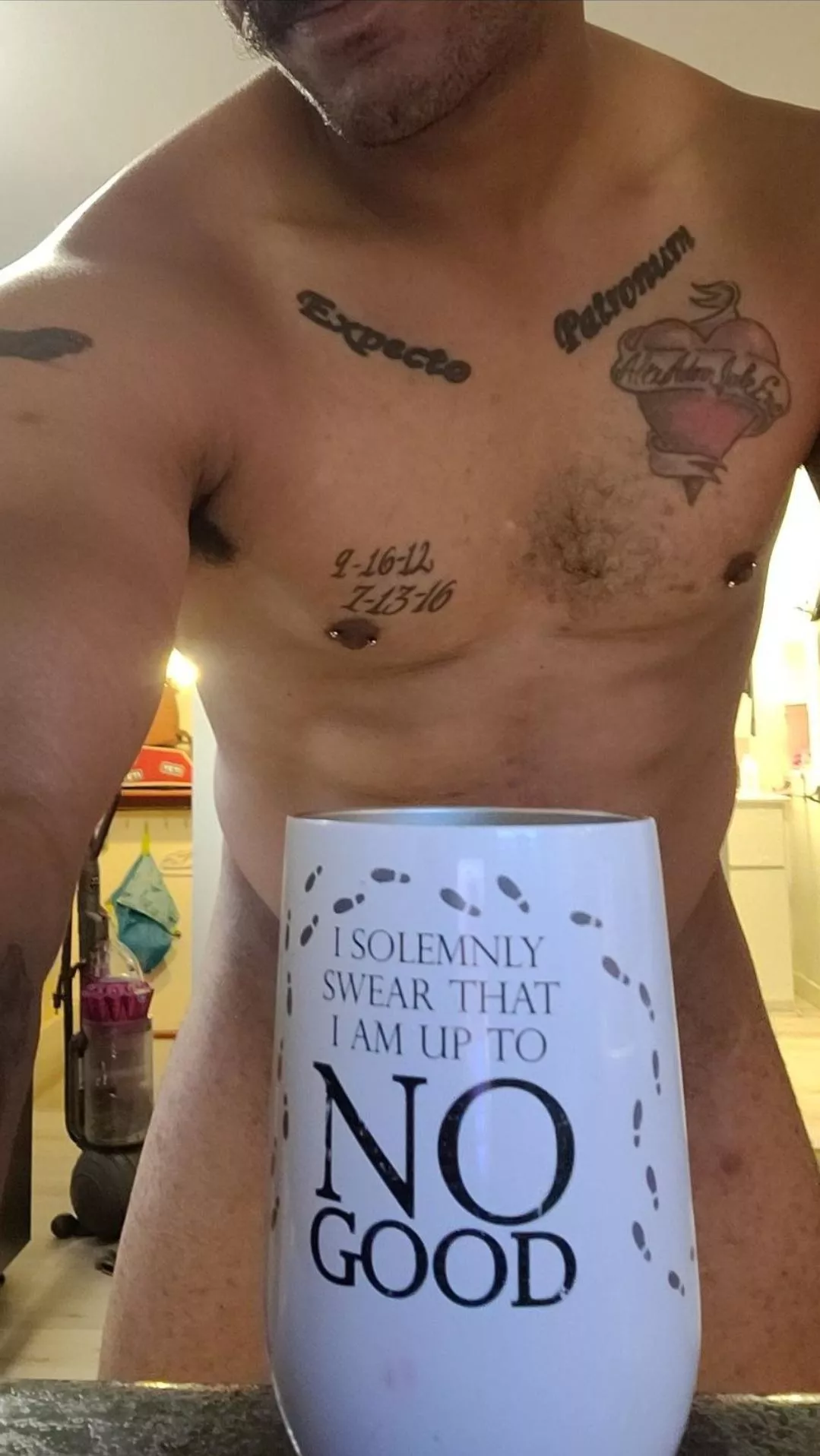 Can you read my tattoo across my collarbone? posted by theluckyone420