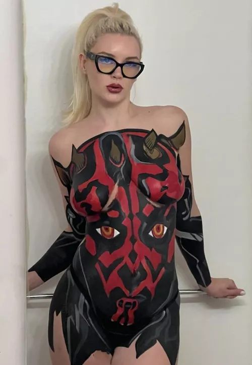Darth Maul body paint  by BiArtDent