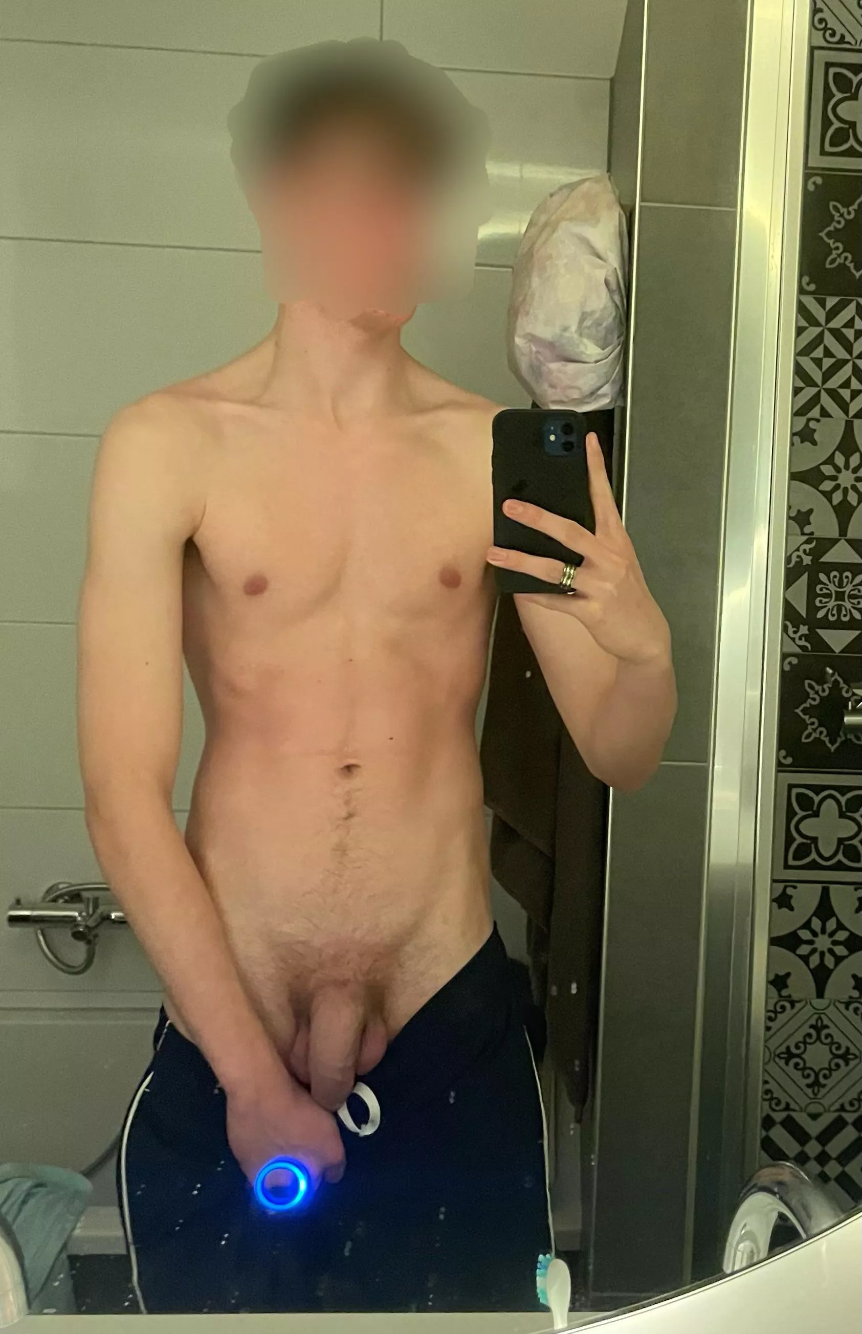 Decided not to wear boxers today, just my 18 y/o softie under my shorts. posted by icecoldpi