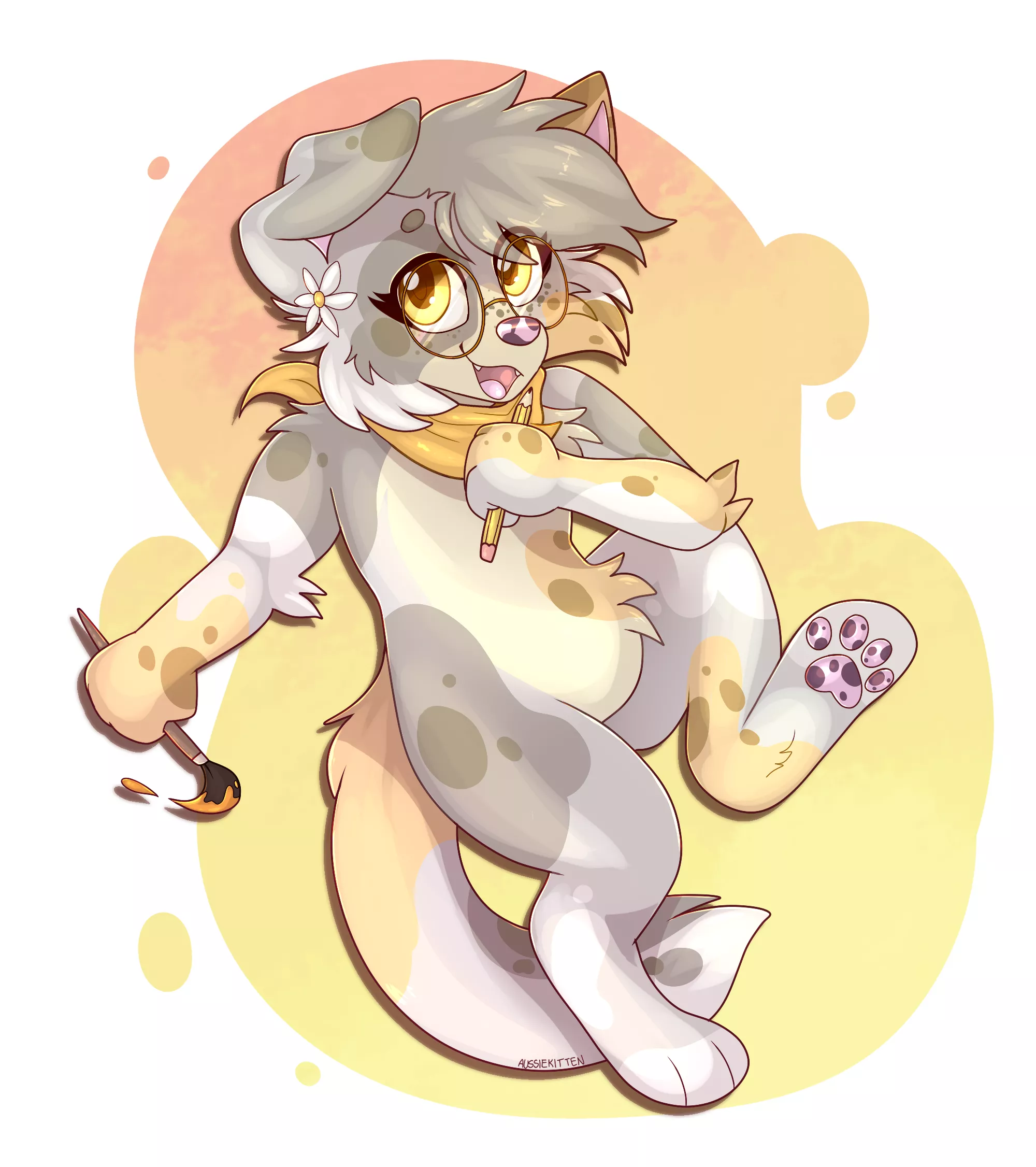 Do you enjoy art too? 🎨✨| [Fullbody for Koshie_Does_Art!!] posted by Aussie_Kitten_