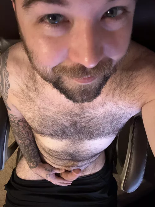 Doing some game dev work and I’m dressed for the part. You should join me! by SourBrapple