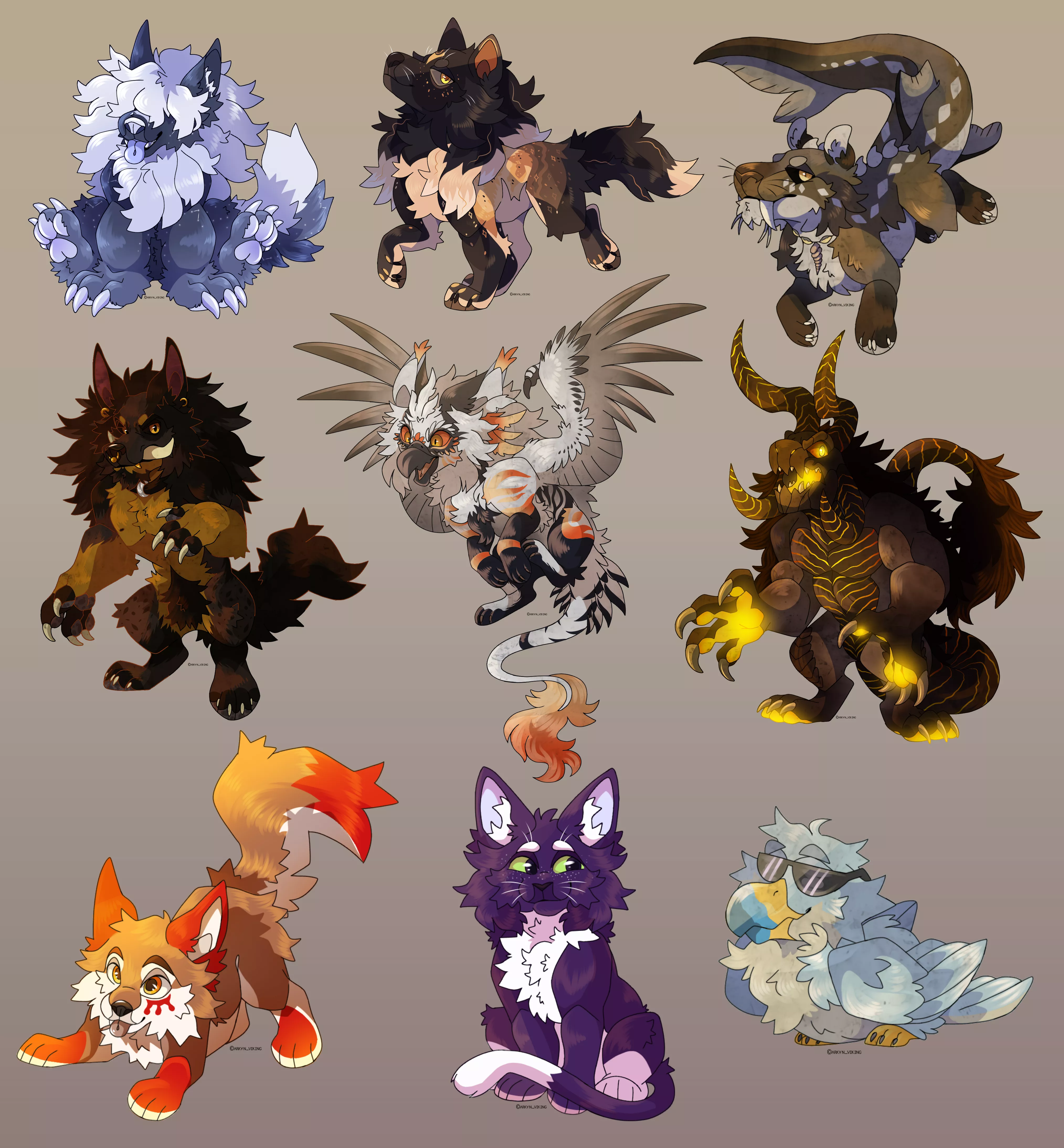 [Fore Hire] Still doing $10 shaded chibi commissions! 💕 posted by Arkyn_Viking