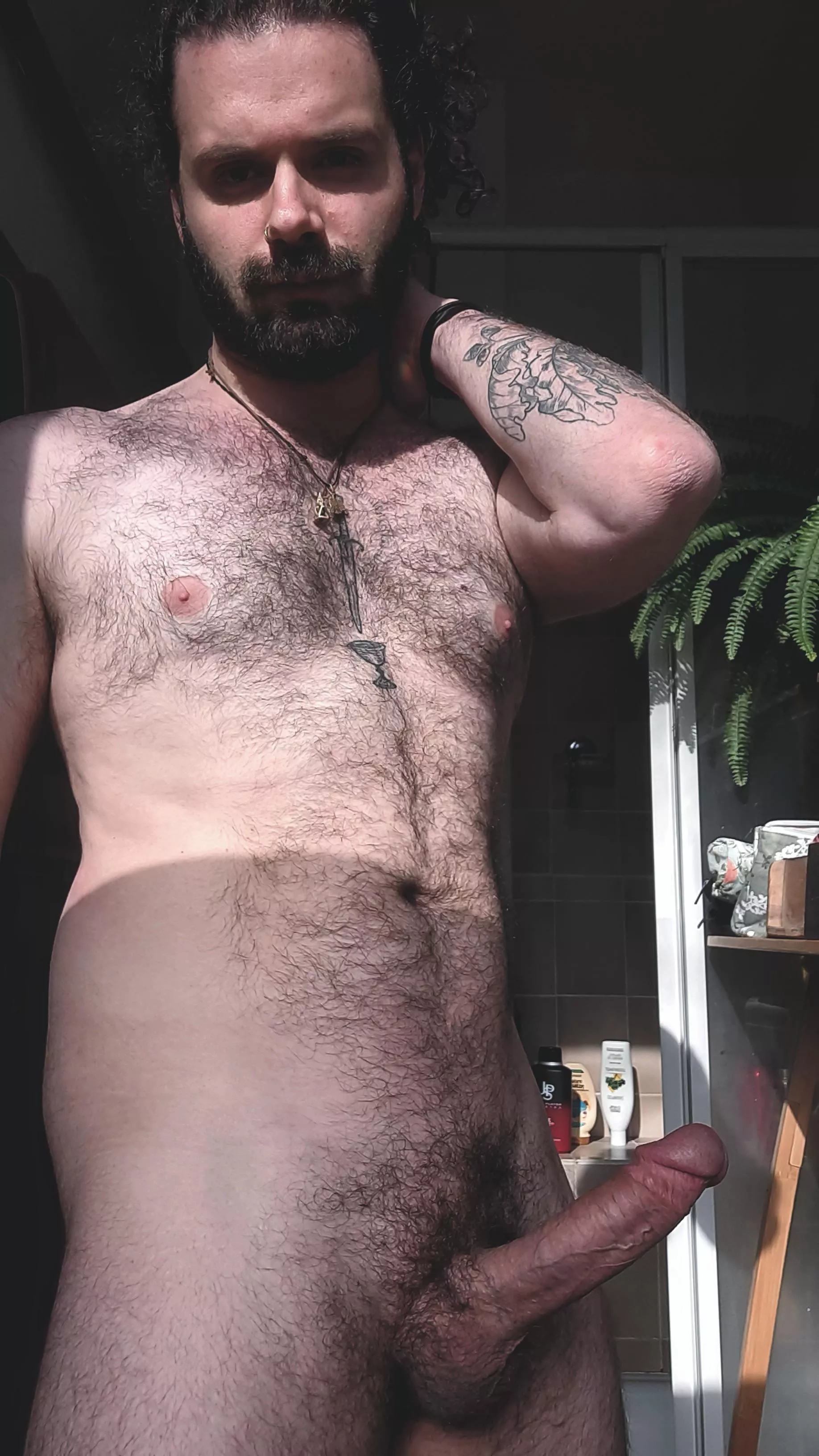 Getting ready for a shower, are you joining me? posted by Satyriosis23