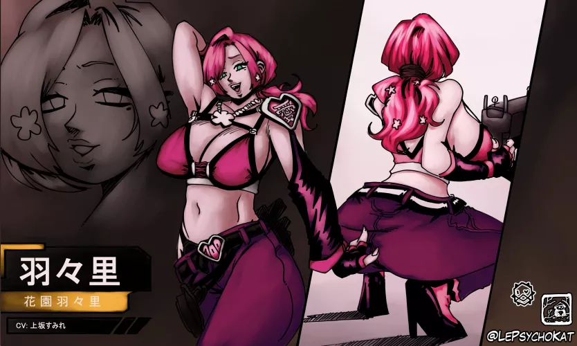 Hahari as a NIKKE character! (LePsychoKat) by ThePsychoKat