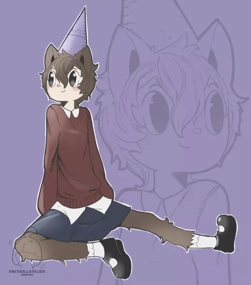 Headhog - art by me (summer camp island) by akapaan