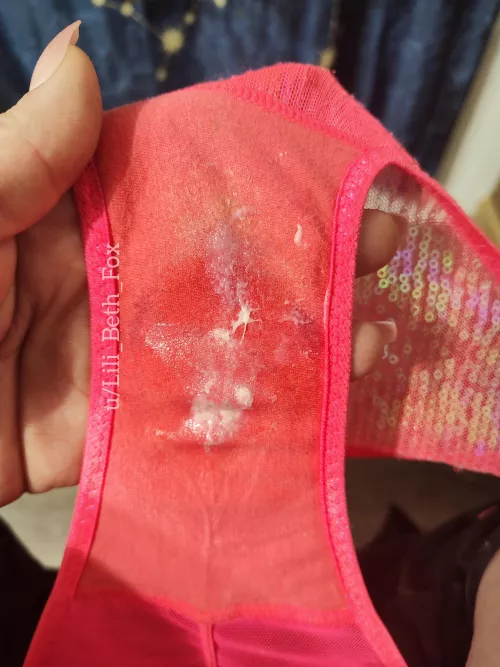 I love when a wet spot soaks in and makes my gusset all dark! by Lili_Beth_Fox