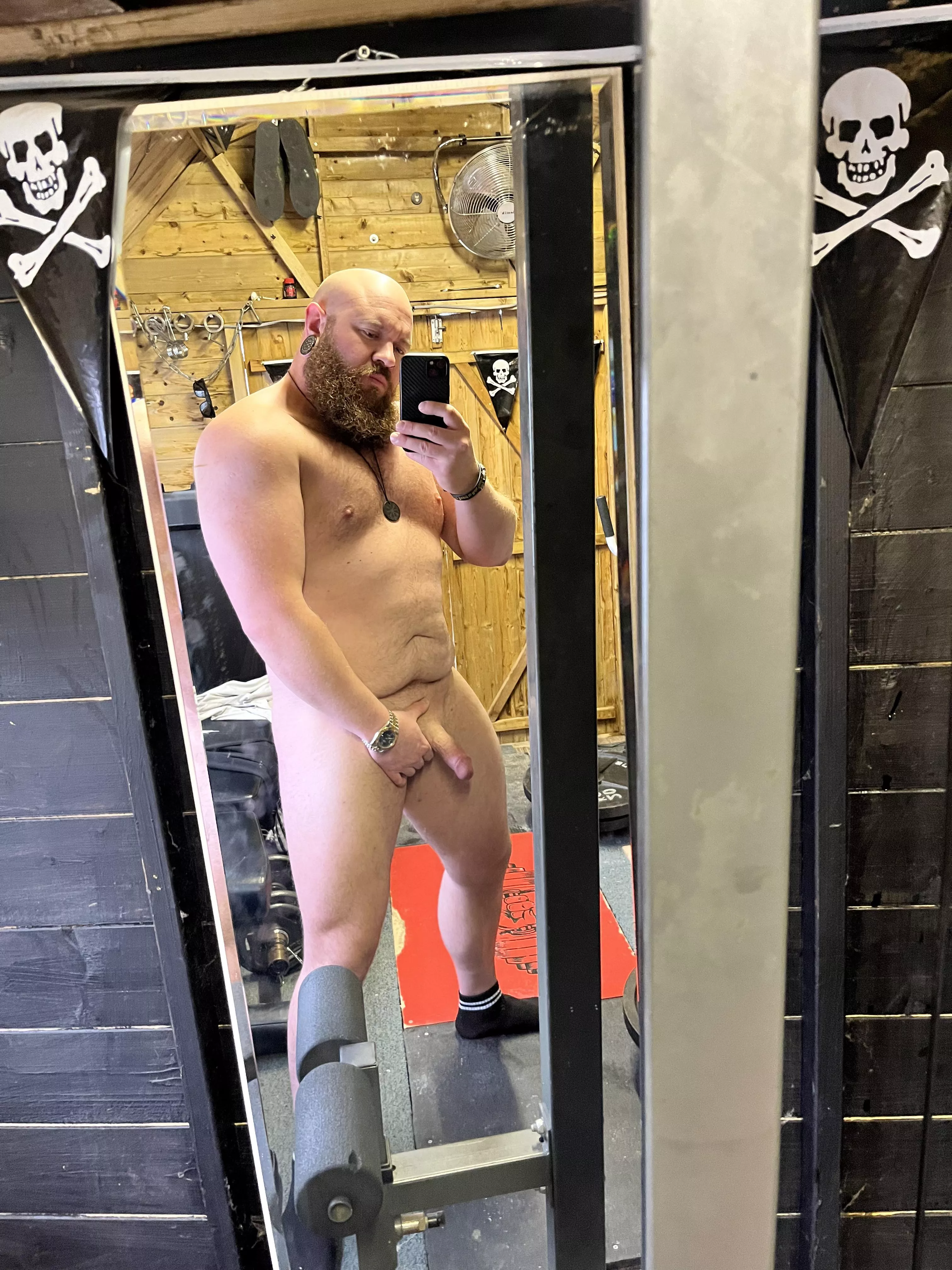 I’ve just got back from a walk in the rain and needed to take my wet clothes off. posted by Ricklazell