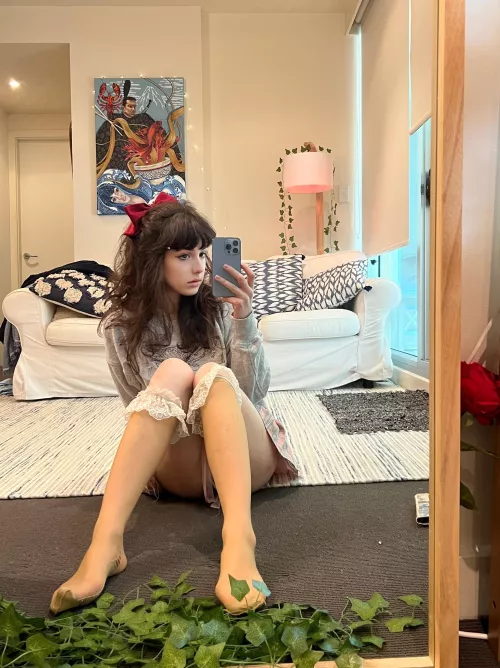 just want to be someones good little girl.. any volunteers? 🤍 by smolrug