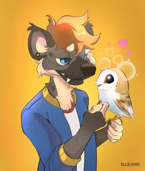 owls are awesome [art by me] by bluejam9