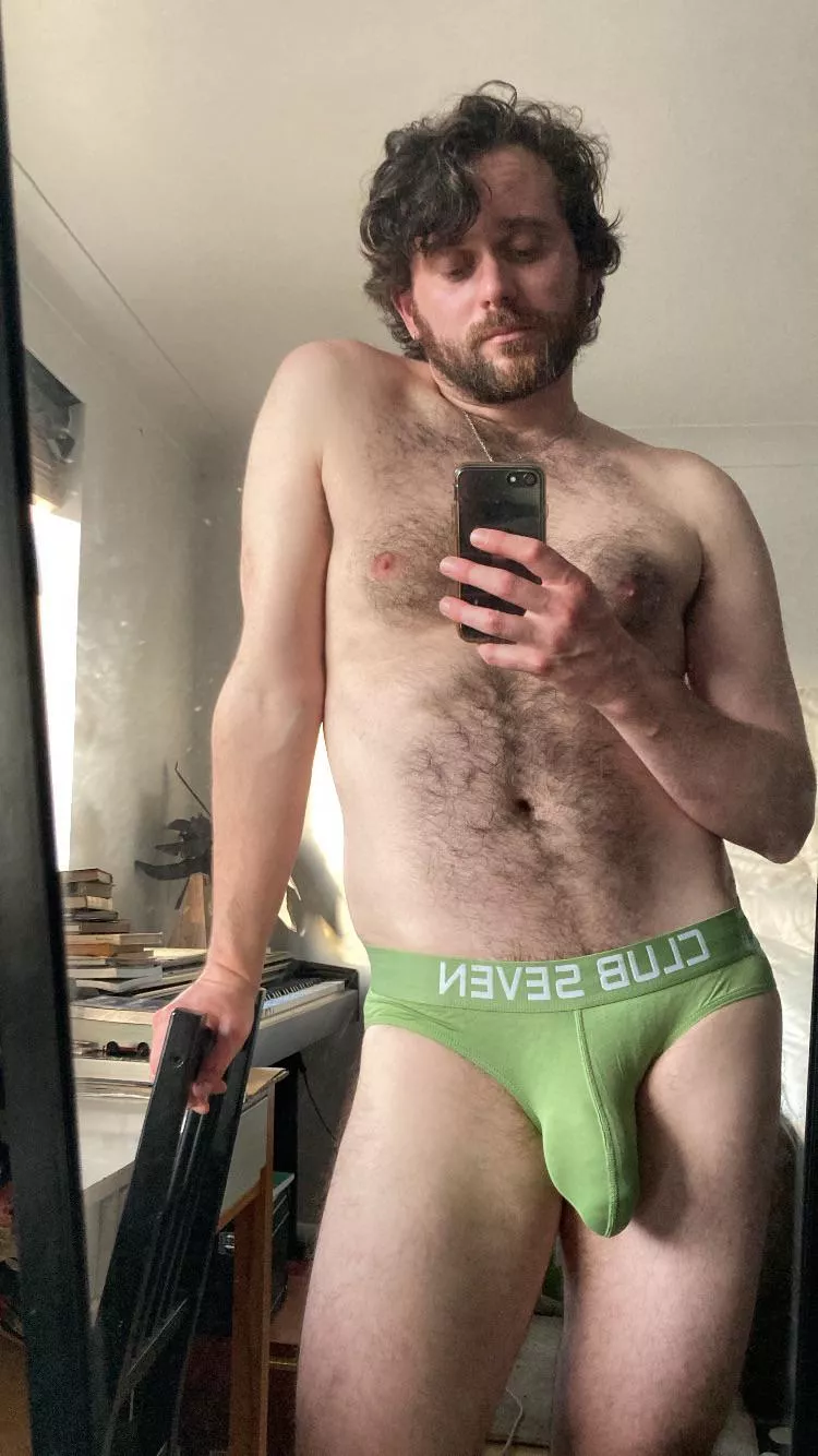 stretching out my new briefs posted by bigdickdrunk