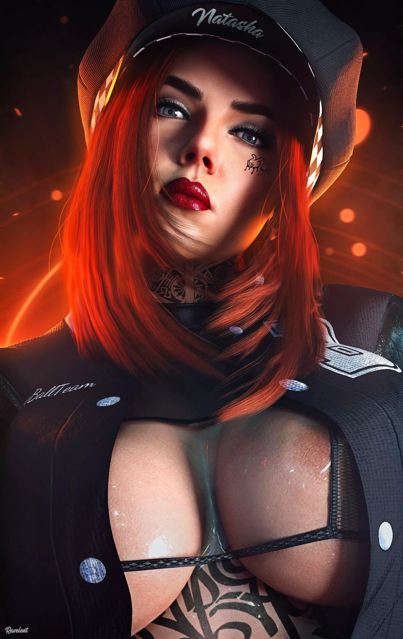 Tatted Black Widow (Ravelent) [Marvel]  posted by Mxfyn