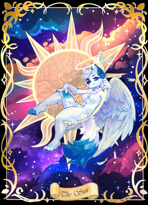 The Sun (art by me @kayphiart) by Kayphiart