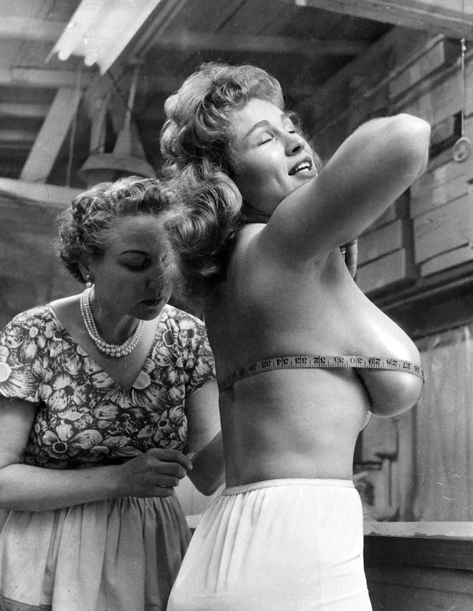 Virginian Bell 1956...getting fitted for a costume posted by Mundane-Employer-719