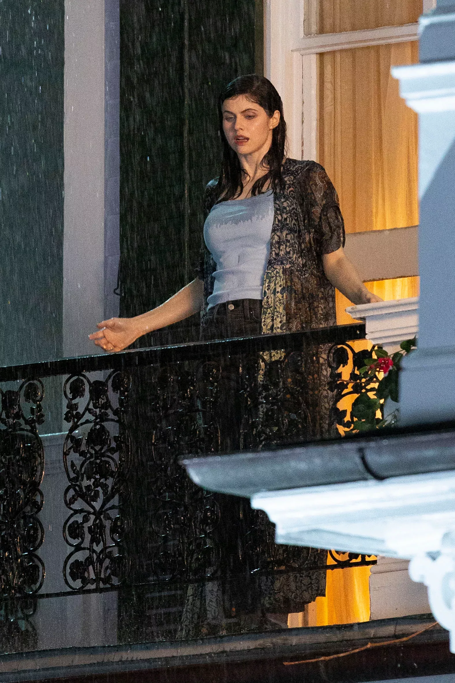 Alexandra Daddario - Mayfair Witches Season 2 candid posted by Yeeeeeftb