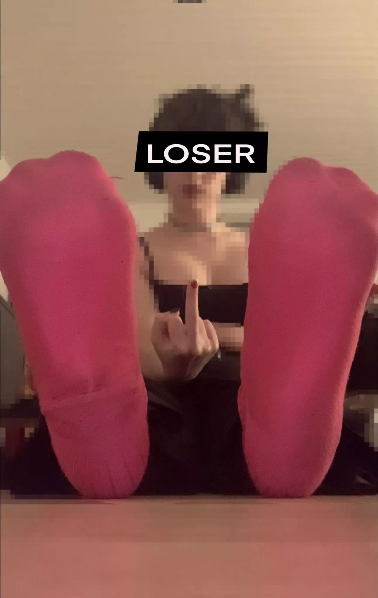 Always beneath me, loser;)  posted by curly_mistress