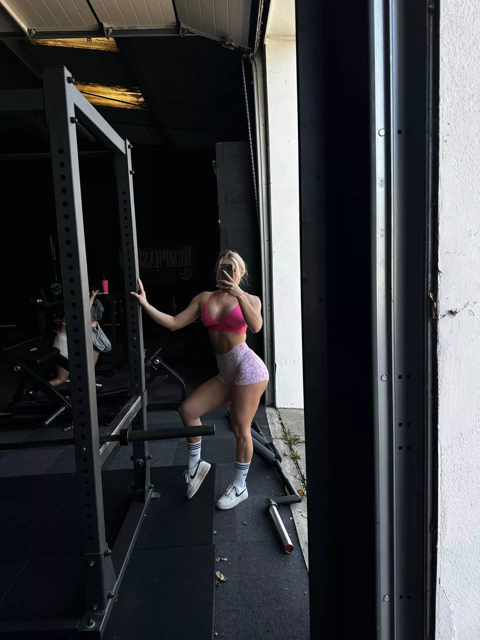 Another outfit to tease the gym bros with posted by Thefitnessbarbie