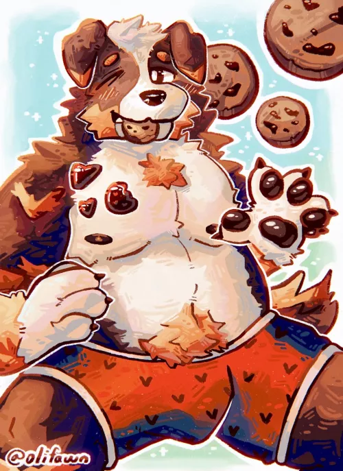 drew reo (@o_reowoof) w cookie included 🍪🐕 by olifawn
