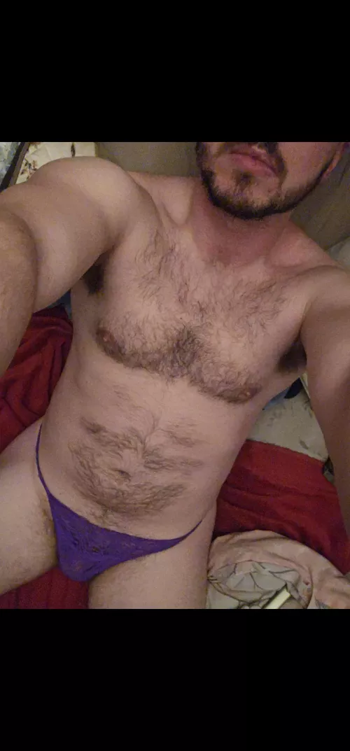 My girlfriends purple panties  by daly2018