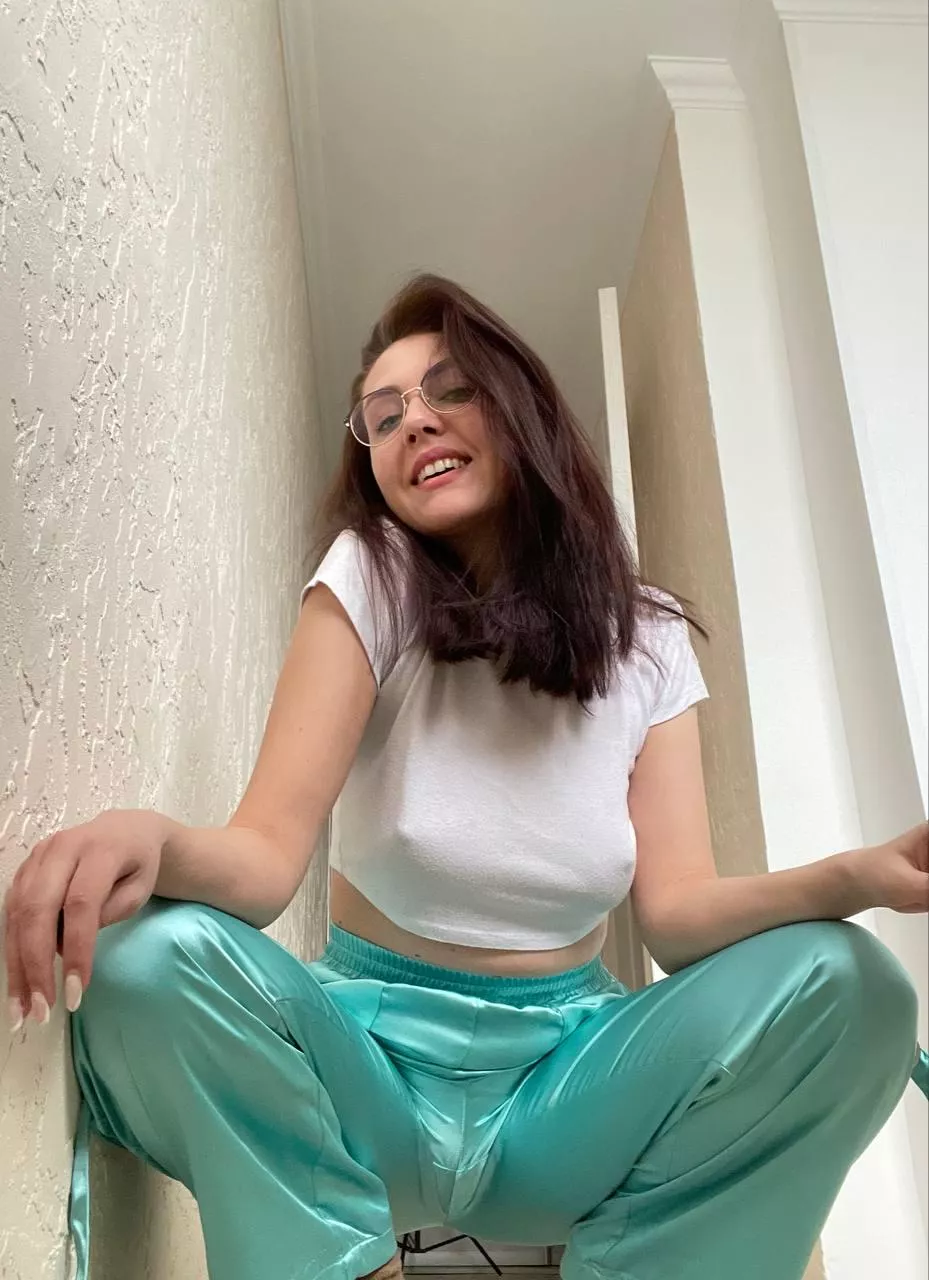 the most convenient thing is there's no bra posted by megan_vikkk