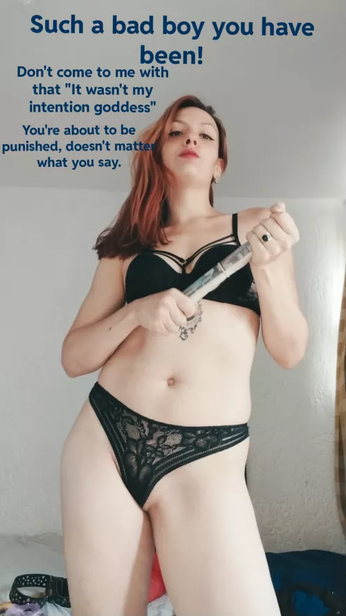 There's nothing you can do but putting yourself in service position  by MadyMari