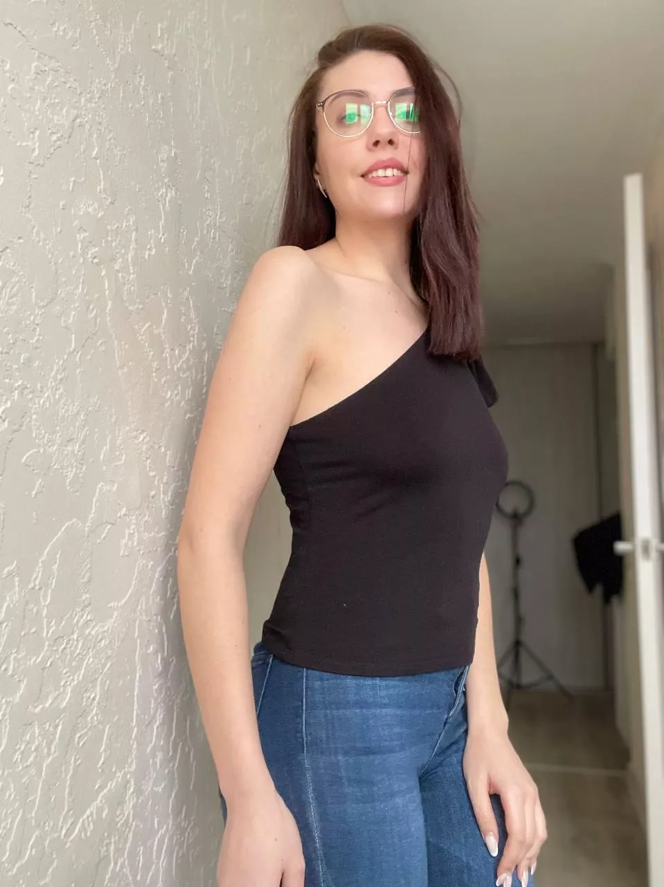 When I'm at home, my choice is always no bra🥰 posted by megan_vikkk