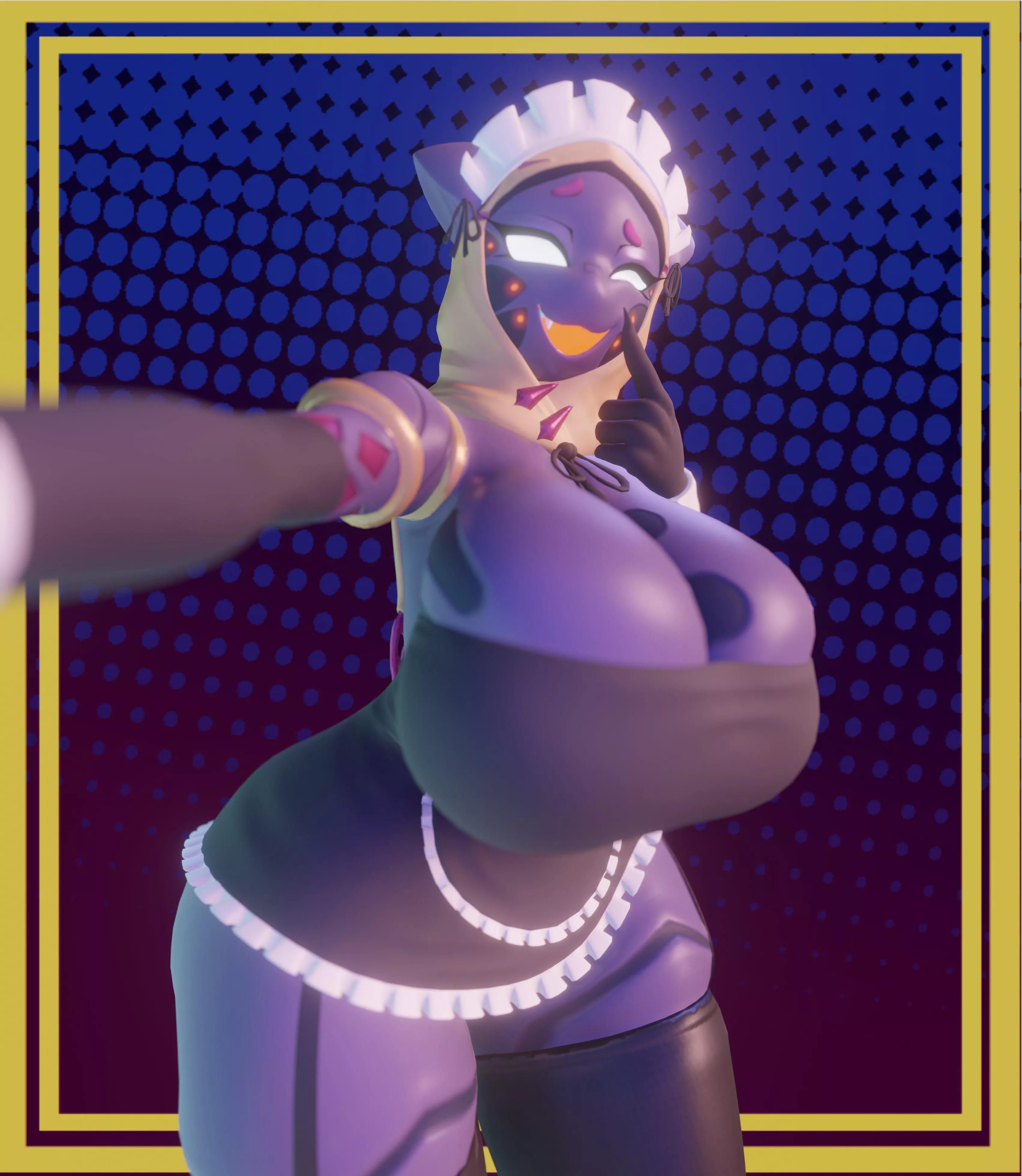 [Wisp OC] Smug Maid Wisp Has Arrived (SpaceTato2) posted by Darthmufin