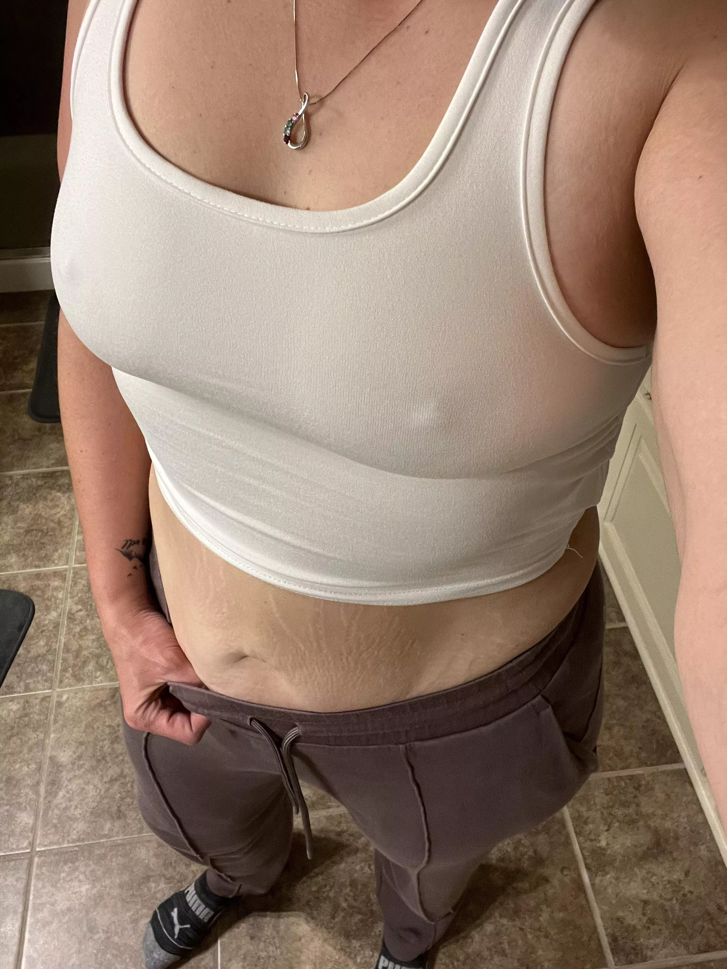 Would you mind if I walked around the house like this? posted by RaynaNThunder