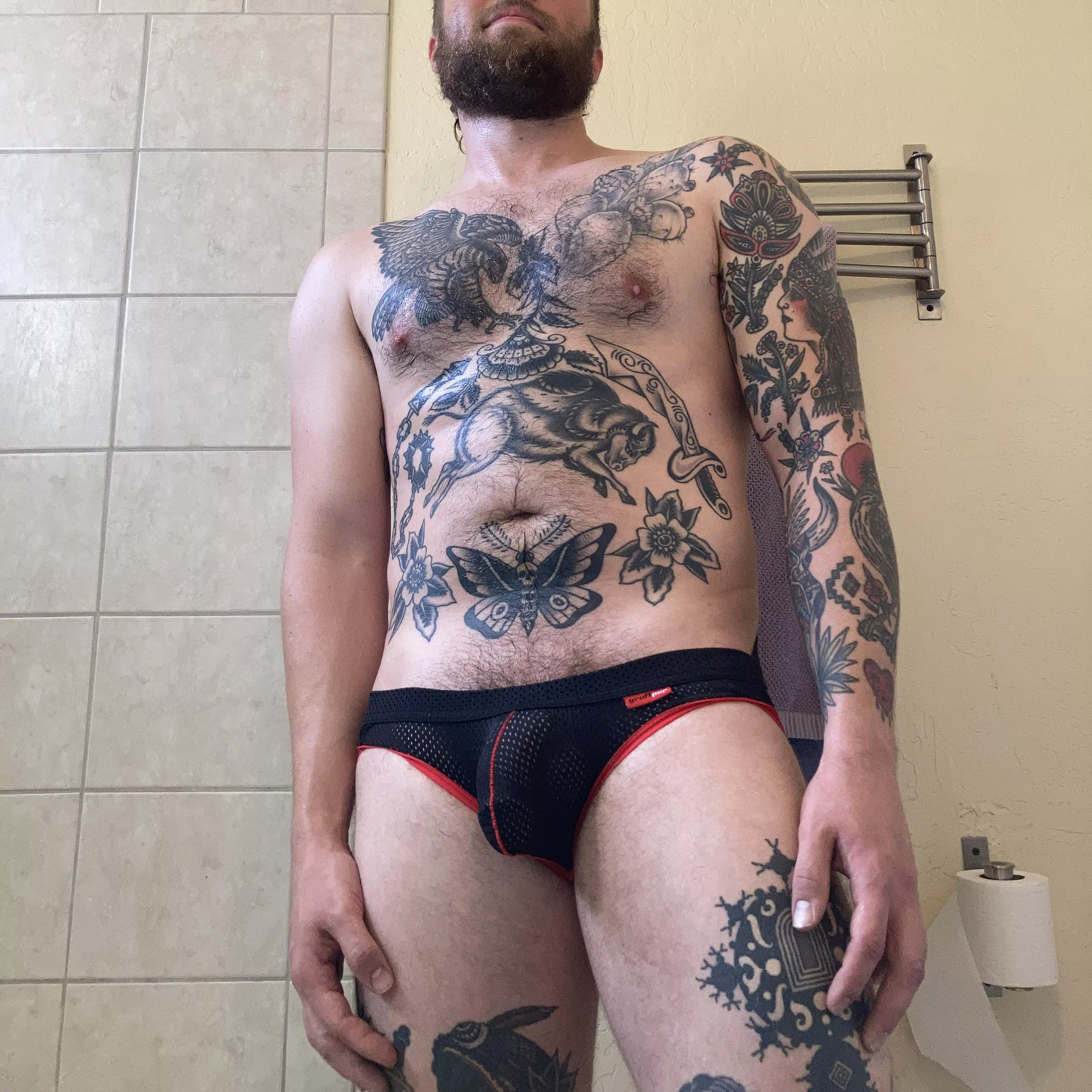 A little sweaty from my workout hope you don’t mind posted by MrDugeHick_