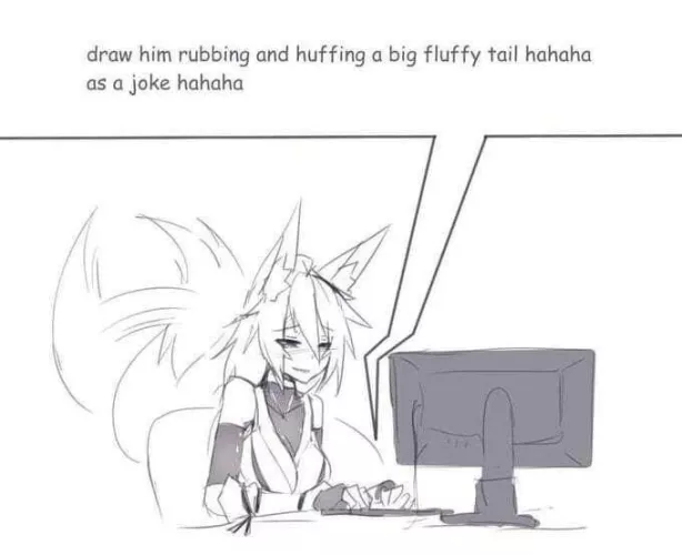 Are there any other foxes who like getting commissions like this haha by aahthatsh0t