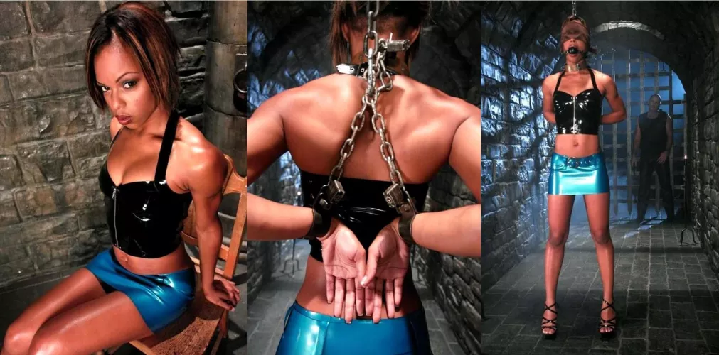 Considering the precautionary bondage being use here, this b*tch is far MORE dangerous than originally thought. by MonoGlover