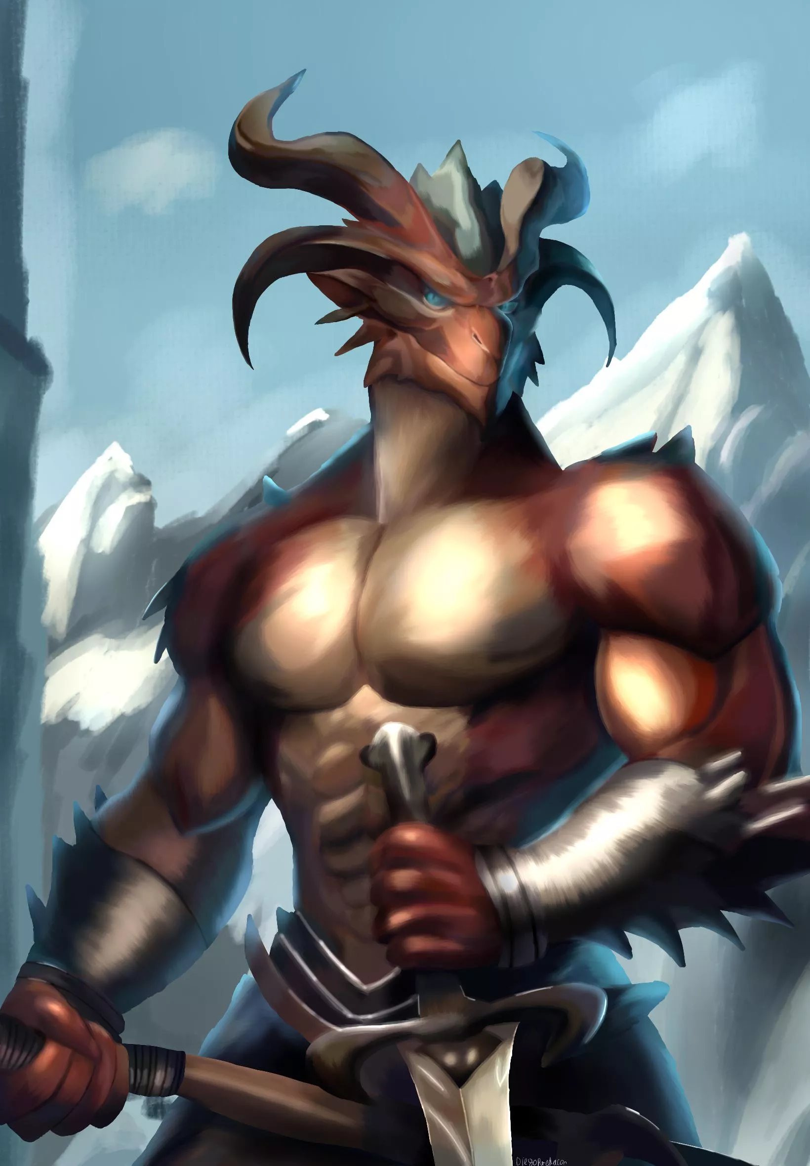 Finally finished this commissions after 14 hours posted by DiegoPredacon