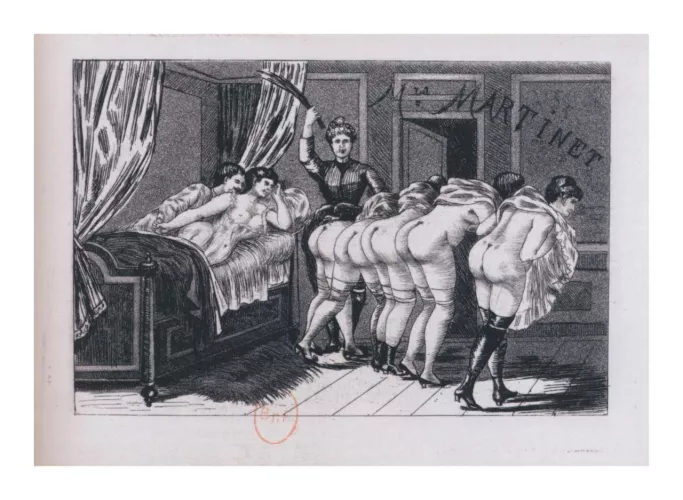 French postcard...spanking by Mundane-Employer-719