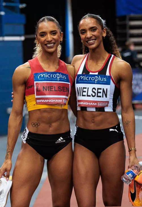 Laviai and Lina Nielsen - British sprinters by Admirateur1
