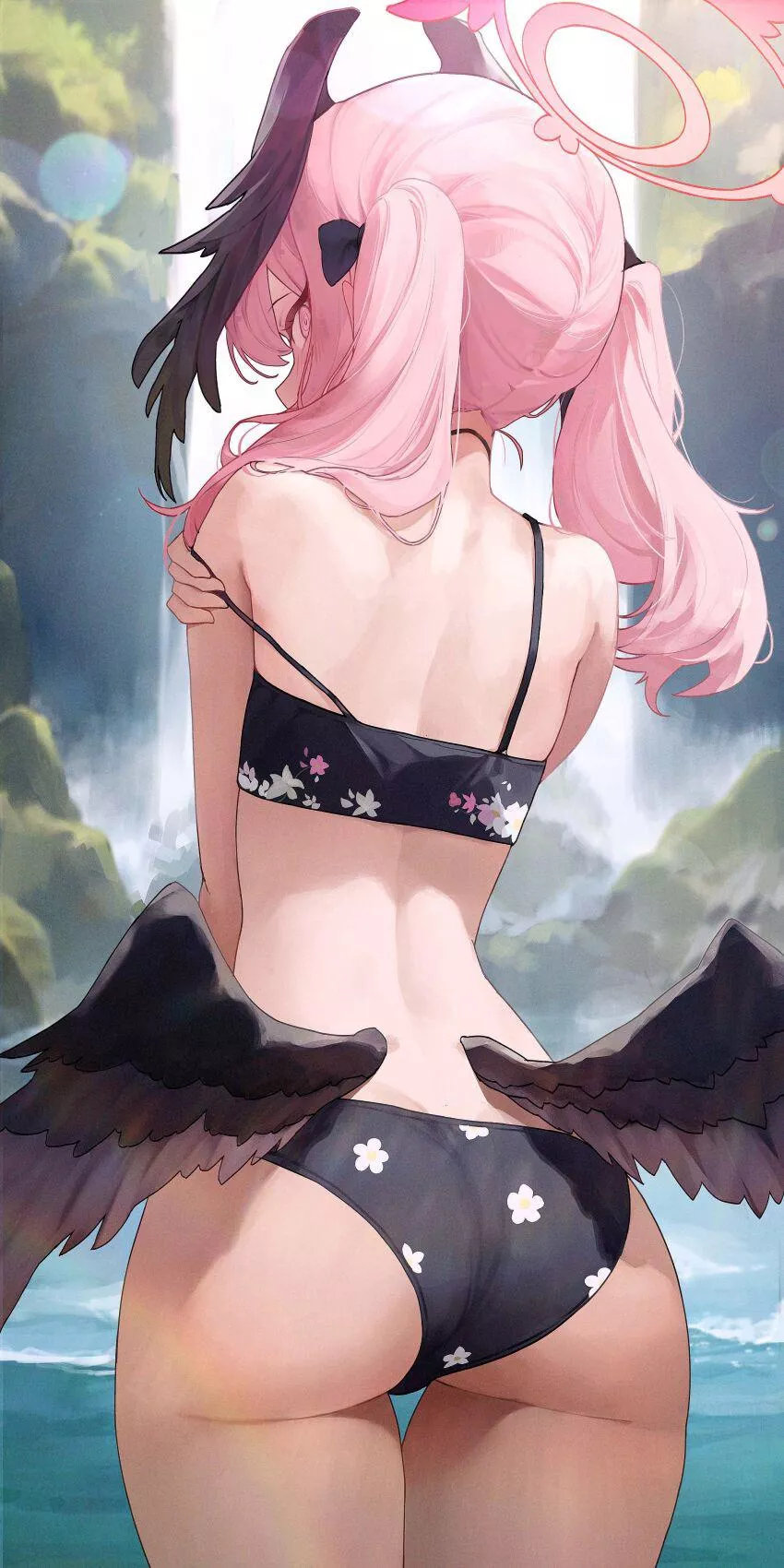 Sexy and cute angel waifu posted by reversedturnover