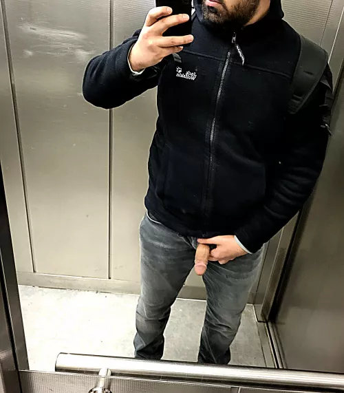 Soft and risky in the elevator... by Beautiful-Ad-7070