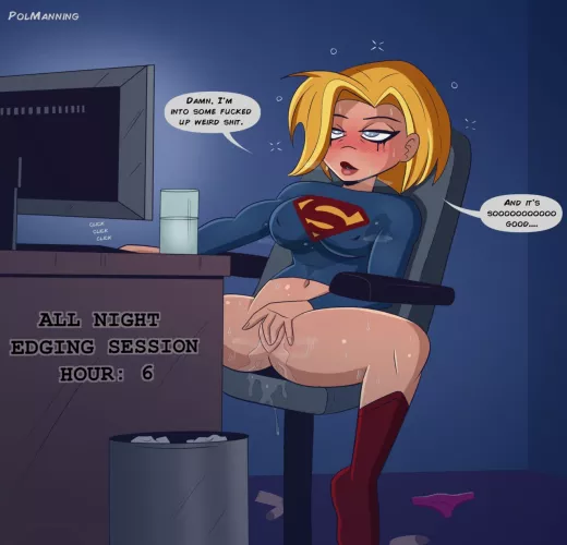 Supergirl touching herself during late night hours (polmanning) [DC Superman] by Numerous_Instance804