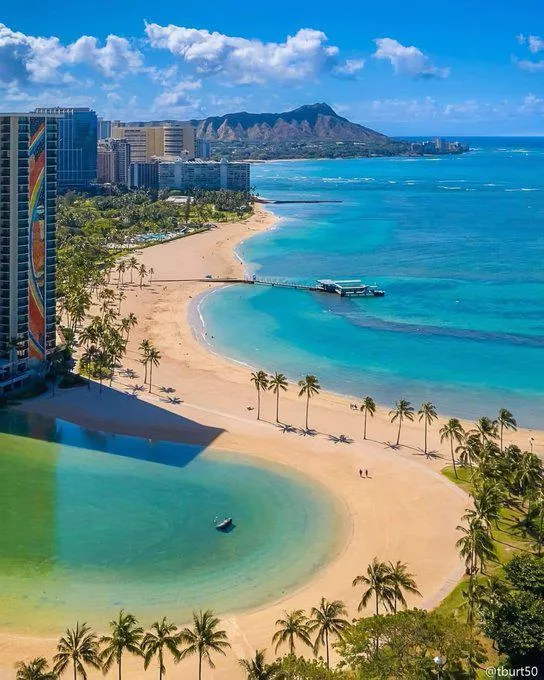 The beauty of Waikiki Beach, Hawaii. posted by sbgroup65