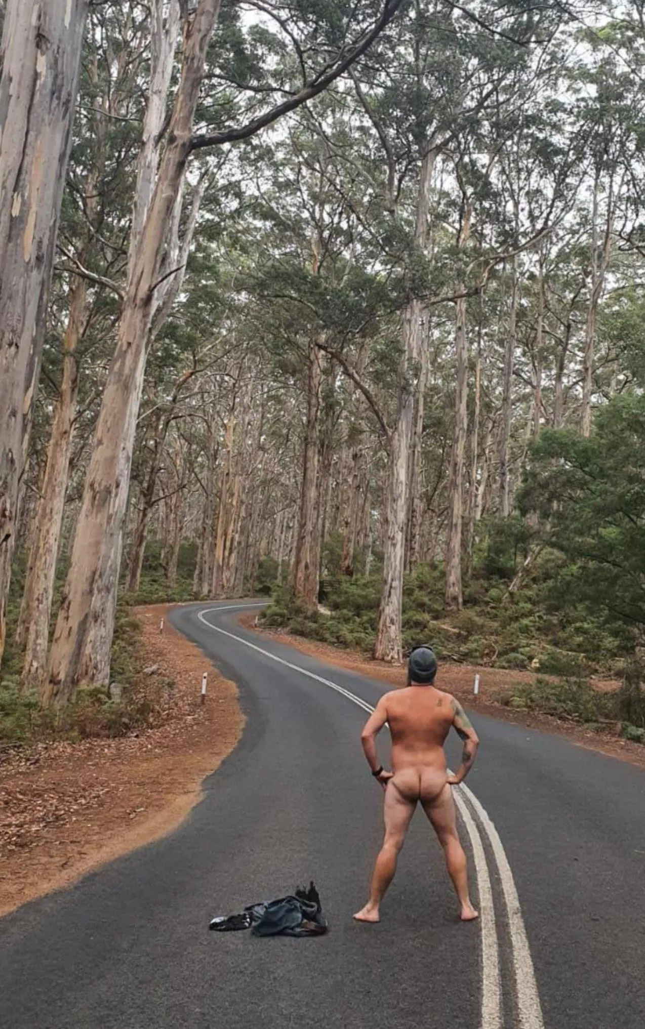 Time to get lost 🌳 posted by idratherbenudist