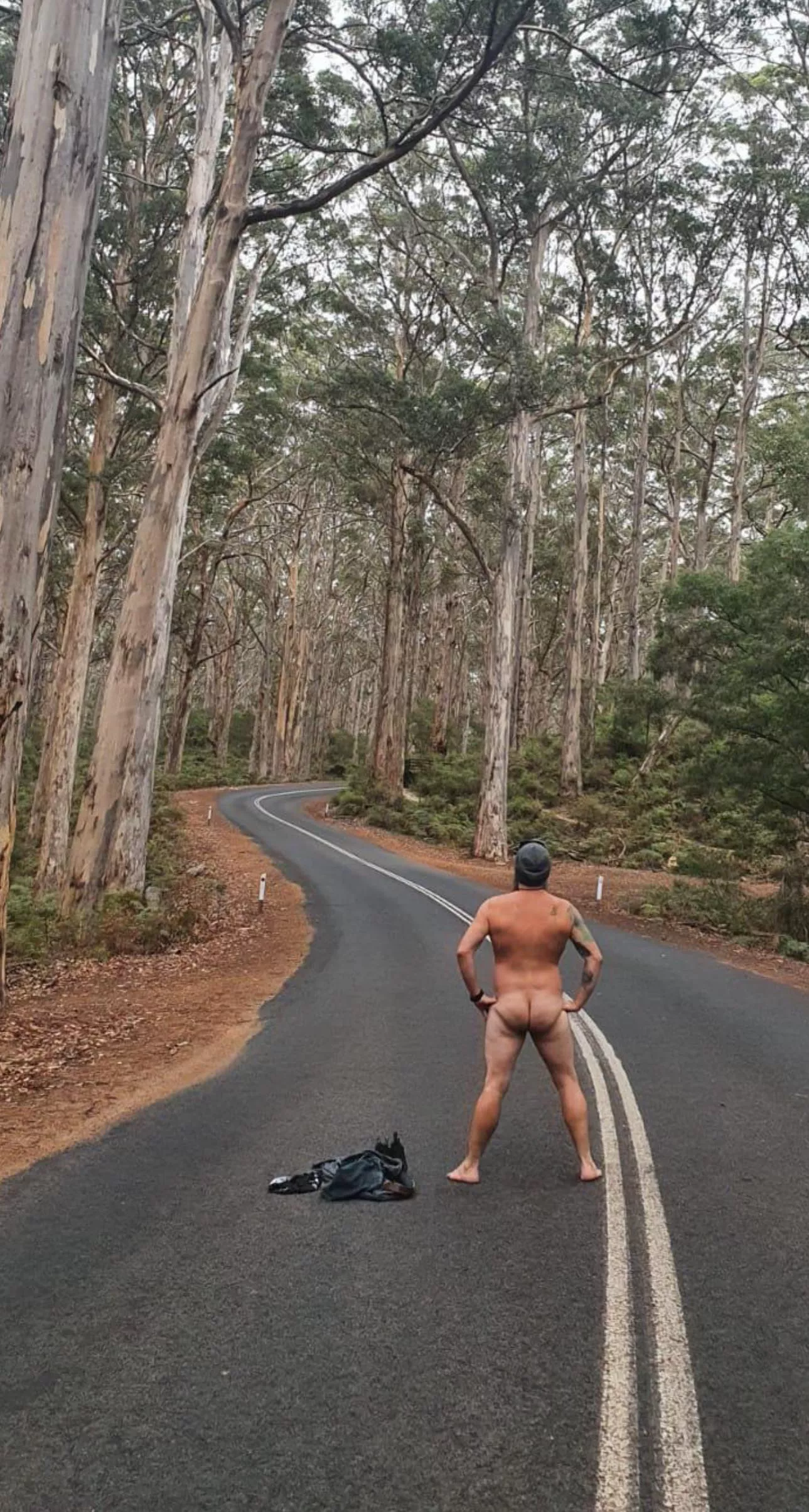 Time to get lost🌳 posted by idratherbenudist