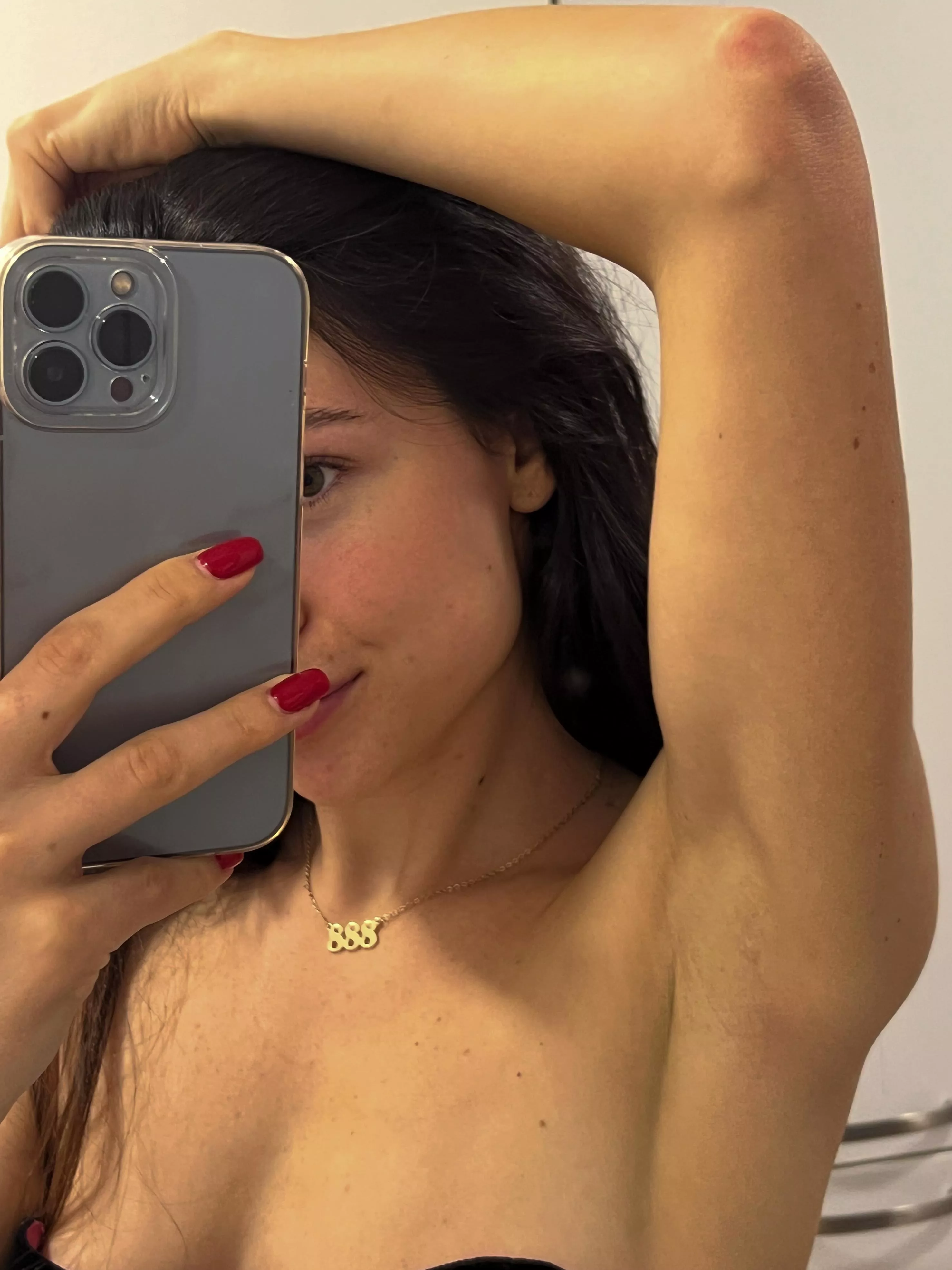 would you accept if I asked you to lick my whole body, or would you do it with just my armpits? posted by gmanscout