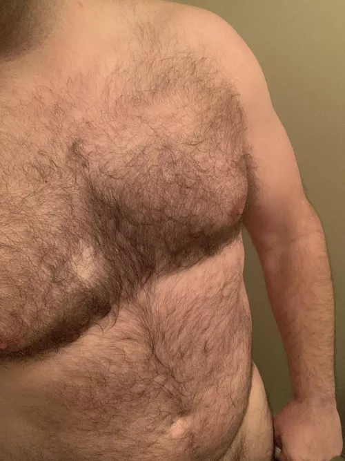 38 - Spotty chest hair as a PSA to get health screening. by AdhesivenessMain9884