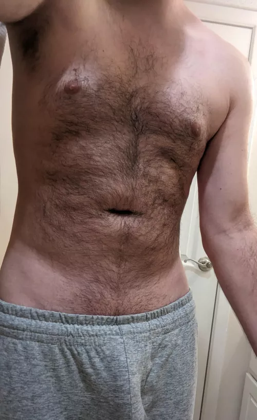 6'5 with the grey sweatpants  by BigThickEdge