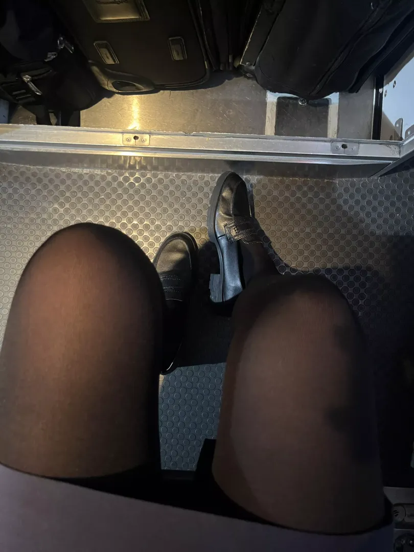 a long day already! posted by WornByStewardess
