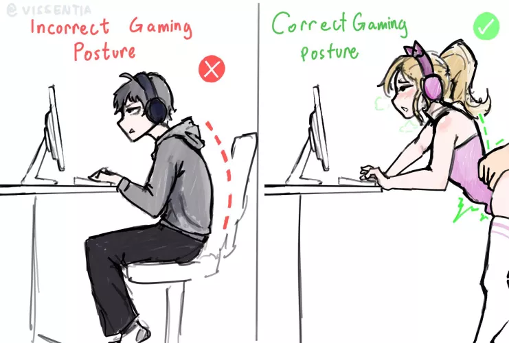Another way to correct posture~ by raid-that-ass
