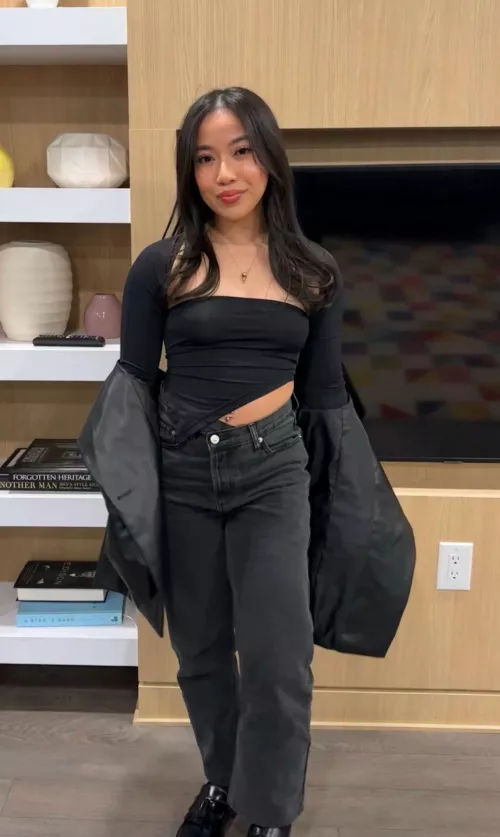 Beautiful black outfit by Active-Rise-247