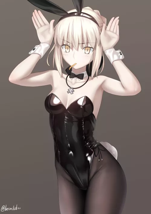 Bunny Saber Alter [Fate/GO] by CheetahSperm18