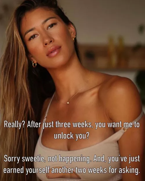 But do you really, genuinely, want to be released? Or is her control what you really desire..? by biffa_b_