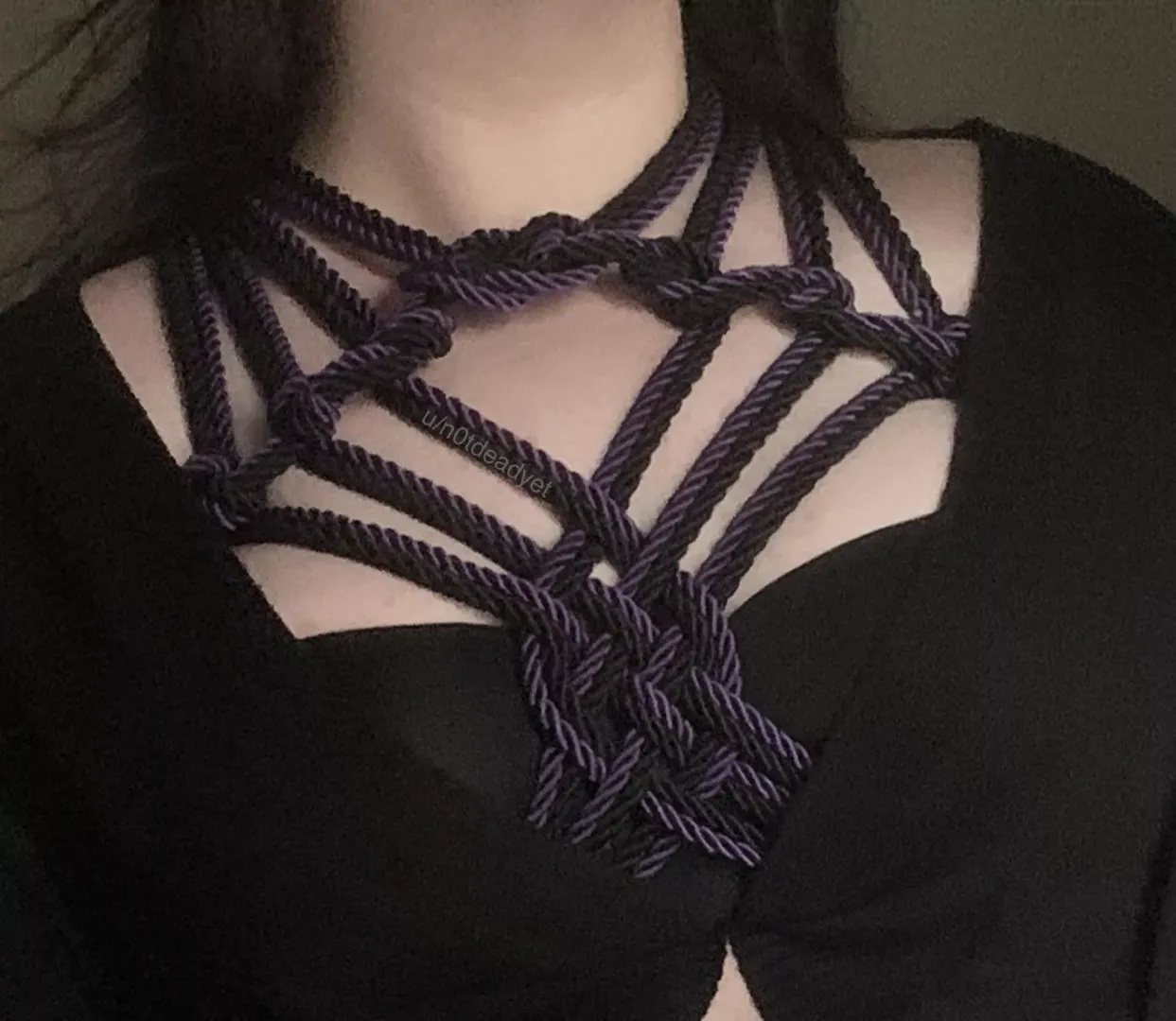 Dark siren version of the seashell harness! posted by n0tdeadyet